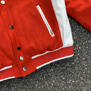 Blouson d'hiver en laine style universitaire avec col en fausse fourrure personnalisé - Product Image 3