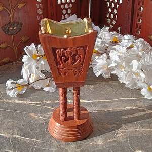 Natural Handcrafted Wooden and epoxy resin <b>bakhoor</b> <b>burner</b> for household indoor use Aromatics Wood Resin Madhkan incense <b>burner</b> - Product Image 1