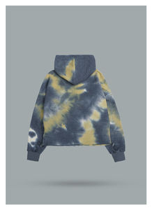 2025 New Arrival High Quality Custom Tie Dye <b>Zip</b>-<b>Up</b> <b>Hoodie</b> for Women Breathable Hooded Collar 100% Cotton for Winter - Product Image 4
