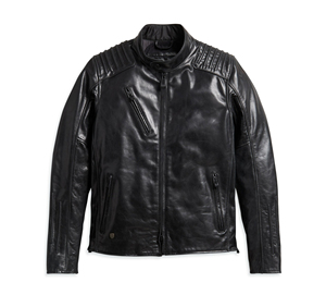 Mens Leather <b>Jackets</b> Custom Windbreaker Clothing Black Casual Outdoor Wear Leather Mens <b>Quilted</b> Black Slim Fit Motorcycle <b>Jacket</b> - Product Image 1