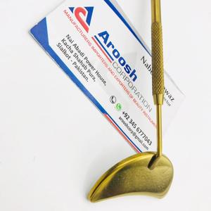 Pinzas de Punta puntiaguda para pestañas de artista de belleza sostenible al por mayor, extensión de pestañas con etiqueta privada y espejo dorado de media luna - Product Image 4