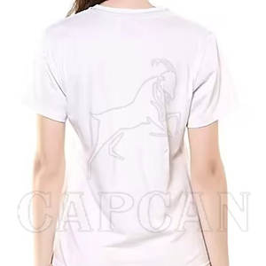 100% coton tissu femmes meilleure vente deux pièces ensembles pour motif personnalisé Style T-Shirt ensemble durable - Product Image 3