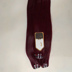 ผมมนุษย์ผมตรงจากกระดูกแท้มัดย้อมผม - Product Image 5