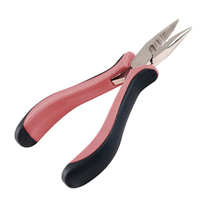 Pince à ruban adhésif pour extensions de cheveux Pince à ruban adhésif en acier inoxydable à revêtement de couleur Pince à pointe plate pour extensions de cheveux - Product Image 4