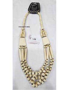 Collier pendentif en résine de bois personnalisé Long Boutique collier en bois de résine sac pendentif à breloque bijoux inde - Product Image 2