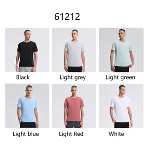 เสื้อยืดคอกลมแขนสั้นคุณภาพสูงสำหรับผู้ชาย เหมาะสำหรับกิจกรรมกลางแจ้ง วิ่ง ออกกำลังกาย แห้งเร็ว พร้อมโลโก้แบบกำหนดเอง - Product Image 6