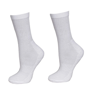 Chaussettes de sport Crew pour hommes de haute qualité sur mesure nouveau design antidérapant couleur unie Spandex/Nylon antibactérien écologique - Product Image 3