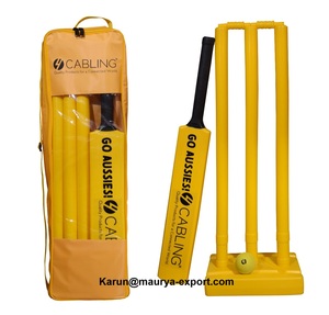 Jeu de cricket de plage en plastique dur personnalisé avec sac de transport - Product Image 4