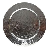 Gravure Texture Chargeur Plaque Noël Vacances Événement Fournitures Fêtes Cookie Fruits Snacks Servir Plat Chargeur Plaque Réutilisable