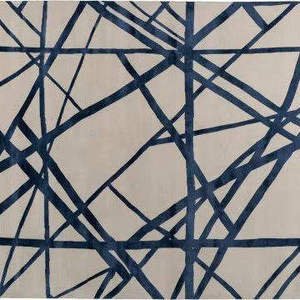 Alfombra de textura suave de la mejor calidad, alfombra con mechones a mano de uso prolongado con diseño artístico de costuras fuertes para una configuración moderna de suelo Interior - Product Image 1