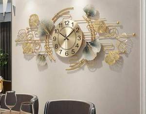 Reloj silencioso analógico antiguo de diseñador de lujo con estilo de Metal para sala de estar, dormitorio, decoración de pared para sala de estar, hogar, cafetería - Product Image 2