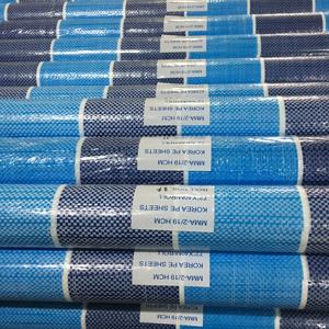 High Quality Best Selling Blue White Blue (BWB) Stripe PE Tarpaulin Roll OEM ODM PE Manufacturer Vietnam Ready-Made Cutting - Product Image 4