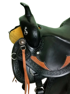 Cuir de qualité supérieure fabriqué à la main Designer Durable Confortable Racing Western English Horse Saddle Vente en gros Fabricant Vente chaude - Product Image 5