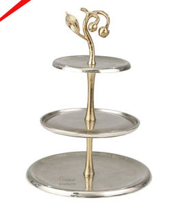 Soporte de pastel de 3 niveles de aluminio y metal de alta calidad Celebración de fiesta de cumpleaños - Product Image 1