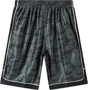 OEM pantalones cortos de calle de gran tamaño para hombre con cordón en la cintura urbana Hip Hop moda estilo transpirable algodón pantalones cortos de verano - Product Image 1