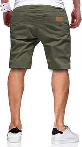 กางเกงขาสั้นผ้าชิโนแบบหูรูดสำหรับผู้ชายกางเกงขาสั้นผ้านิ่มน้ำหนักเบาออกแบบได้ตามต้องการสำหรับฤดูร้อน - Product Image 2