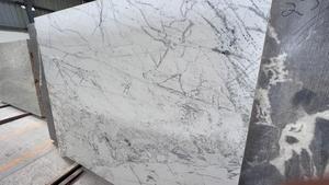 Dalle de marbre blanc granuleux au design moderne de luxe, offre spéciale, fournisseur indien, surface polie pour mur naturel, sol, grande dalle - Product Image 3