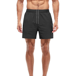 Pantalones cortos de malla atléticos personalizados Forro de compresión Bolsillo para teléfono Transpirable Secado rápido Cierre de cordón 100% Poliéster Estilo deportivo - Product Image 4