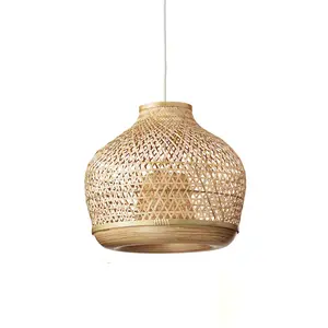 Best Price Bamboo Pendant Light Ceiling Lampshade Cheap Bamboo Lamp shades WHolesale in Bulk Vietnam Supplier