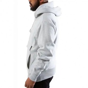 Sweat à capuche unisexe surdimensionné de haute qualité, doublé polaire, zippé, avec logo personnalisé imprimé par sublimation, gaufré, uni, brodé perlé - Product Image 2