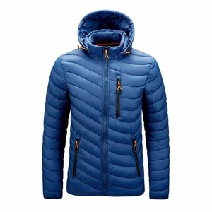 เสื้อแจ็คเก็ตพัฟเฟอร์แบบมีฮู้ดสำหรับฤดูหนาว บุฉนวนกันความร้อน กันน้ำ ระบายอากาศ ป้องกันลม พร้อมโลโก้สั่งทำพิเศษด้านหน้า - Product Image 4