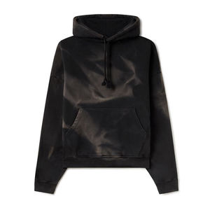 Jersey de moda de invierno 400Gsm Sun Faded Hoodie Terry Cotton Hombres Térmico de gran tamaño Plain Acid Wash Heavyweight Boxy Hoodies - Product Image 1