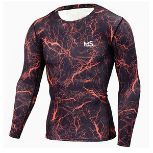 Rashguard de sport MMA sur mesure, fabrication professionnelle, prix d'usine, logo personnalisé imprimé. - Product Image 3