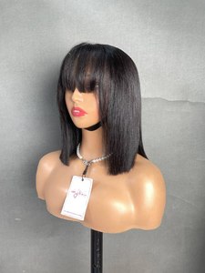 วิกผมบ๊อบผมแท้จากเวียดนาม ขายส่ง วิกผมหน้าผากแบบ HD Lace ผมแท้ 100% ผมตรง - Product Image 4