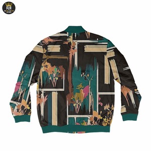 Top Trending OEM Diseño Venta caliente Chaquetas de alta calidad Logotipo personalizado patchwork Hombres Stand Collar chaqueta para hombres - Product Image 2