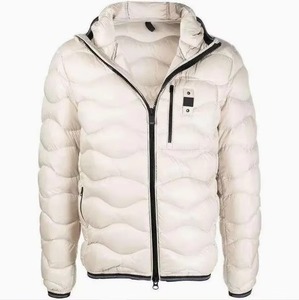 Chaqueta Bomber Acolchada Unisex al por Mayor, Chaqueta de Invierno Personalizada para Exteriores, Tejido de Alta Calidad, Cuello Alto, Bordado de Dibujos Animados para Hombre - Product Image 1