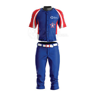 Uniforme de béisbol de equipo con colores personalizados y opciones de bordado Uniforme de béisbol transpirable - Product Image 1
