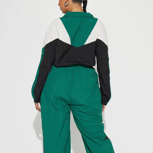 Conjunto Deportivo de 2 Piezas Estilo Hip Hop, Chaqueta Cortavientos Impermeable Personalizada y Pantalones Jogger, Conjunto Cortavientos Informal - Product Image 6