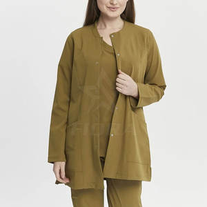 Servicio OEM personalizado de alta calidad de algodón Scrub Jacket Set Nuevo diseño de uniformes de hospital - Product Image 6