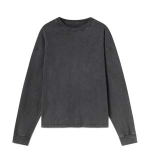 100% Camiseta de algodón Venta al por mayor Nuevo 100% Algodón Cuello redondo Color sólido Camisetas de manga larga Impresión de logotipo personalizado - Product Image 1