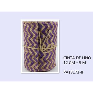 เข็มขัดผ้าลินิน12cm * 5M 1U /c ริบบิ้นของขวัญระดับพรีเมียม - Product Image 1