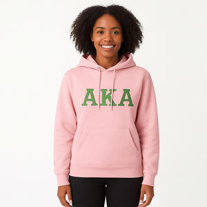 Sudadera con Capucha de Lana Color Carmesí Personalizada para Hermandad Femenina con Letras Griegas Blancas, Logotipo Bordado, Ropa de Hermandad OEM - Product Image 5