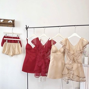 ชุดเดรสชีฟองทรงเข้ารูปแบบมินิสำหรับงานปาร์ตี้ ดีไซน์หรูหราสำหรับผู้หญิง - Product Image 4