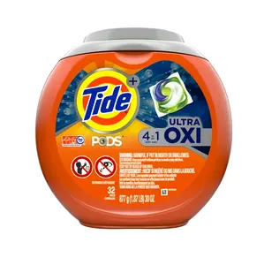 Tide Pods Plus Ultra Oxi、32 Ctリキッドランドリー