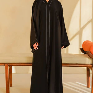 Meilleure qualité vêtements musulmans Abaya pour les femmes 2025 nouveau élégant personnalisé taille et couleurs Abaya pour les femmes dans le meilleur tissu - Product Image 1