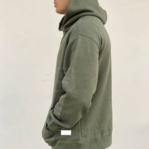 เสื้อฮู้ดโอเวอร์ไซส์ทำจากปากีสถานโลโก้ที่กำหนดเองสำหรับฤดูหนาวรูปแบบของแข็ง - Product Image 4