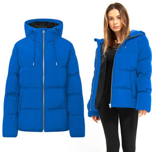 แจ็คเก็ตฤดูหนาวดีไซน์ผ้านวมที่ขายดีที่สุดสําหรับผู้หญิงที่มีซิปออกแบบเองสตรีขี่ม้าแจ็คเก็ตปักเป้า - Product Image 2