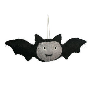 Fall And Halloween Party Decor Handmade Felted Wool Bat <b>Animal</b> Black Color Gothic Gift Ideas Wool Bat <b>Felt</b> Bat Decorations Soft - Product Image 2
