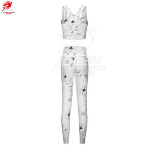Nuevo conjunto de yoga para mujer, de material duradero y cómodo, para diseño personalizado de ropa deportiva para entrenamiento. - Product Image 4