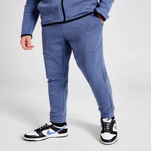 Logo de marque personnalisé 69% coton 31% polyester bleu garçons Tech polaire survêtement fermeture éclair complète à capuche Joggers pantalons de survêtement survêtement - Product Image 2