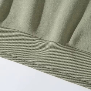 Sweat à capuche surdimensionné pour homme de haute qualité personnalisé en coton mélangé avec blocs de couleur unie, basiques streetwear pour l'hiver - Product Image 6