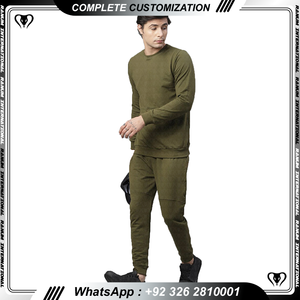 เซ็ตสเวตเตอร์สำหรับผู้ชายชุดวอร์มสำหรับใส่วิ่งออกแบบโลโก้ได้ตามต้องการ - Product Image 5