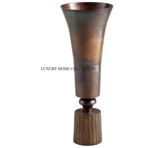 Ensemble de 3 ustensiles de table en or poli Articles de fête Décoration de trompette de fleur de luxe Meilleure qualité Trompette de table pour la maison et les centres de villégiature - Product Image 5