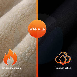 Meilleure vente Sweat-shirt polaire Sherpa pour hommes Winter Basics Design surdimensionné et confortable en polyester/coton - Product Image 6