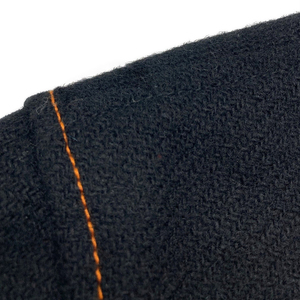 Noir laine varsité veste Orange garniture classique Letterman Bomber unisexe collège veste Streetwear mode vêtements d'extérieur 2025 à la mode - Product Image 6