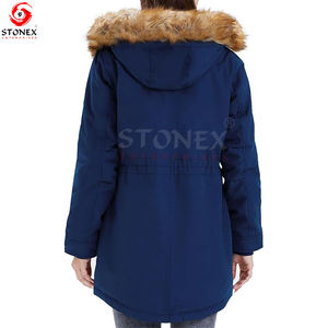 <b>Women</b> Warm <b>Winter</b> <b>Parka</b> Coat Hooded Sherpa Lined <b>Winter</b> <b>Parka</b> Jacket With Zip Pockets Best Supplier - Product Image 3